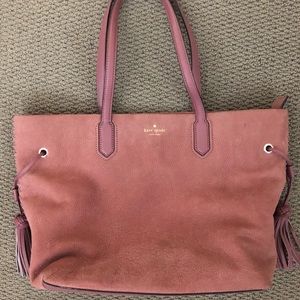 Kate Spade pink leather tote